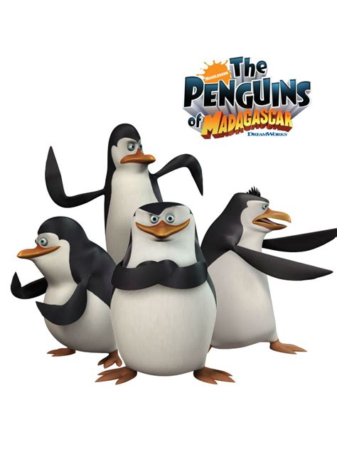 os pinguins de madagascar série.